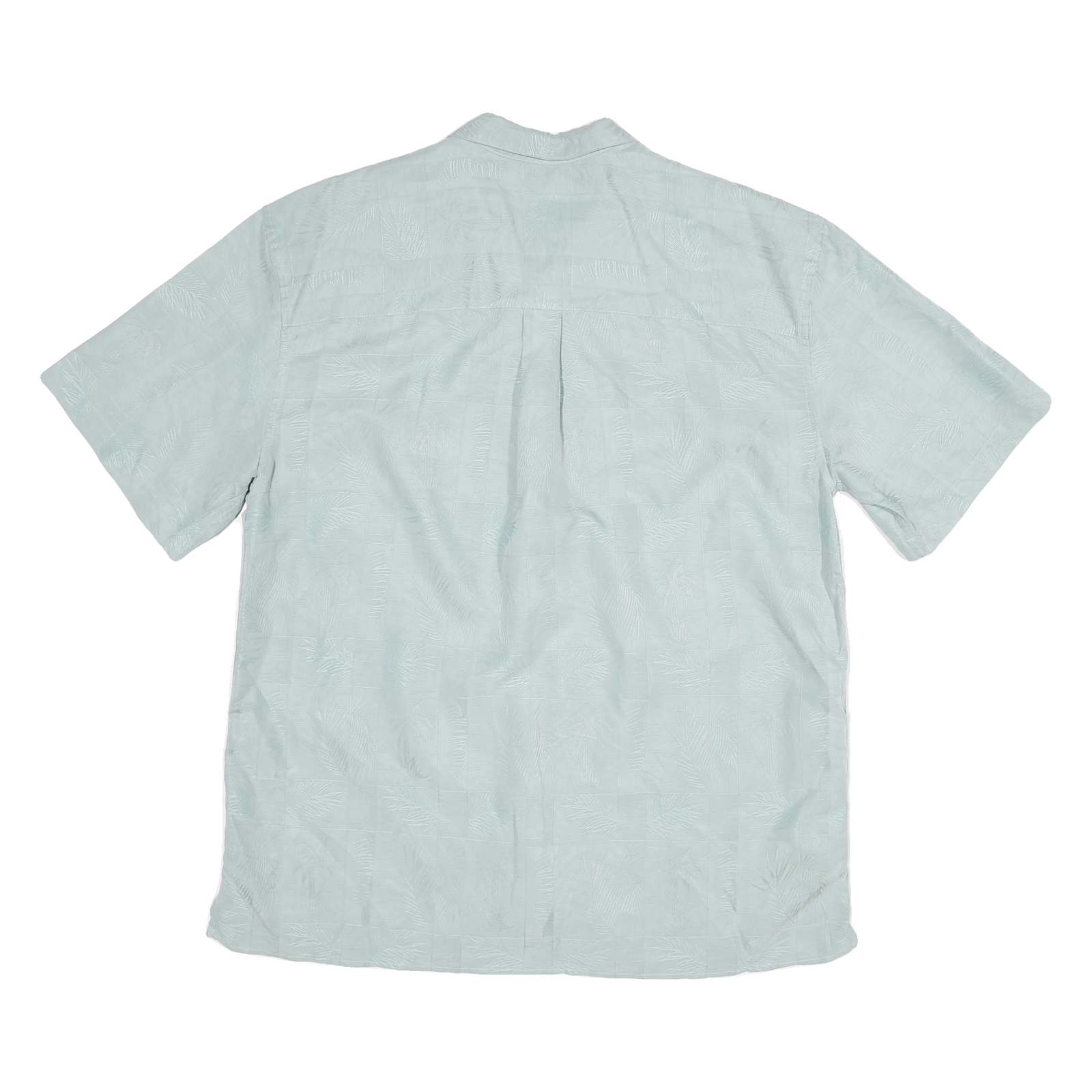 JOS A BANK Mens Light Blue Short Sleeve Button Jacket L Polyester Blend Plain