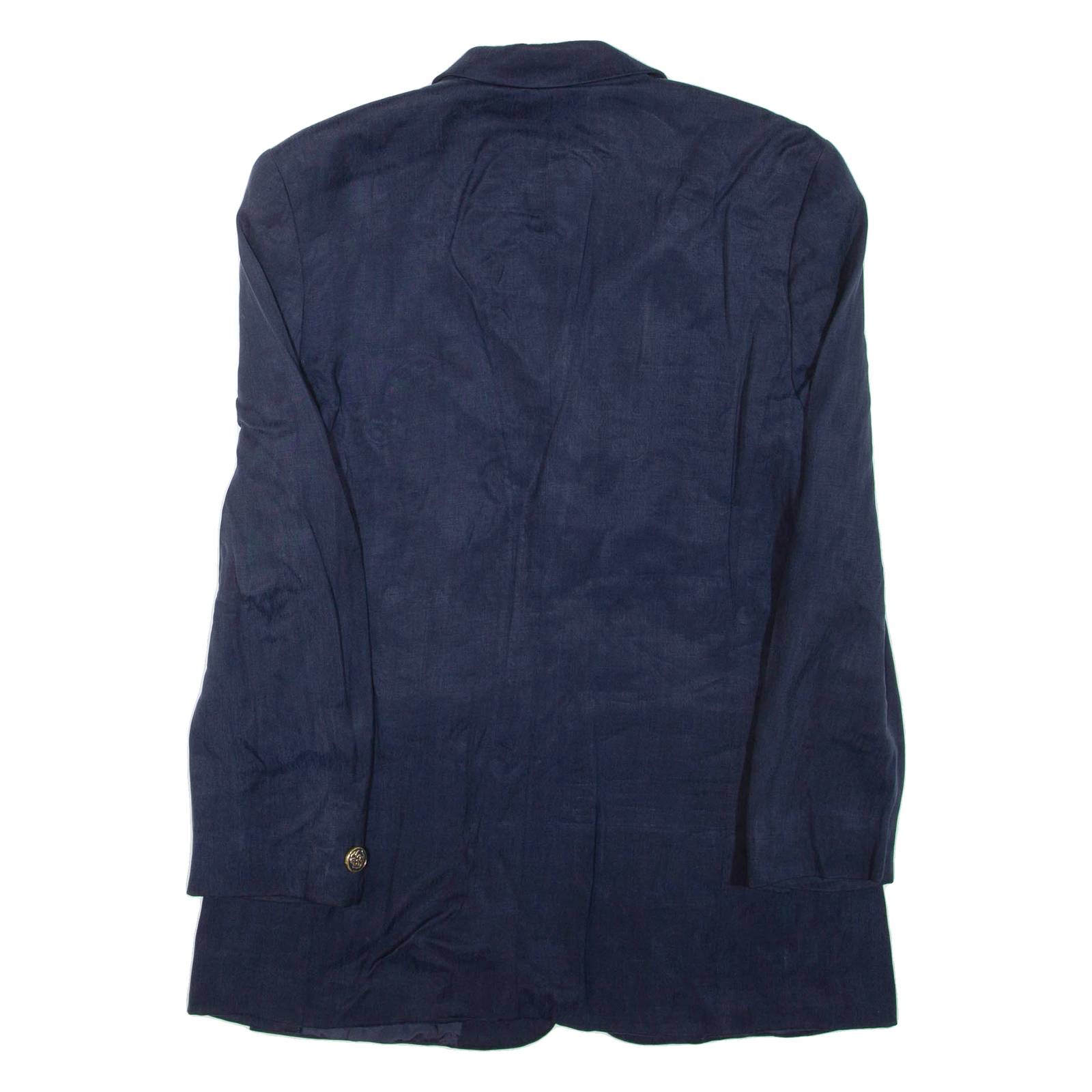 Womens Blazer Jacket Blue L