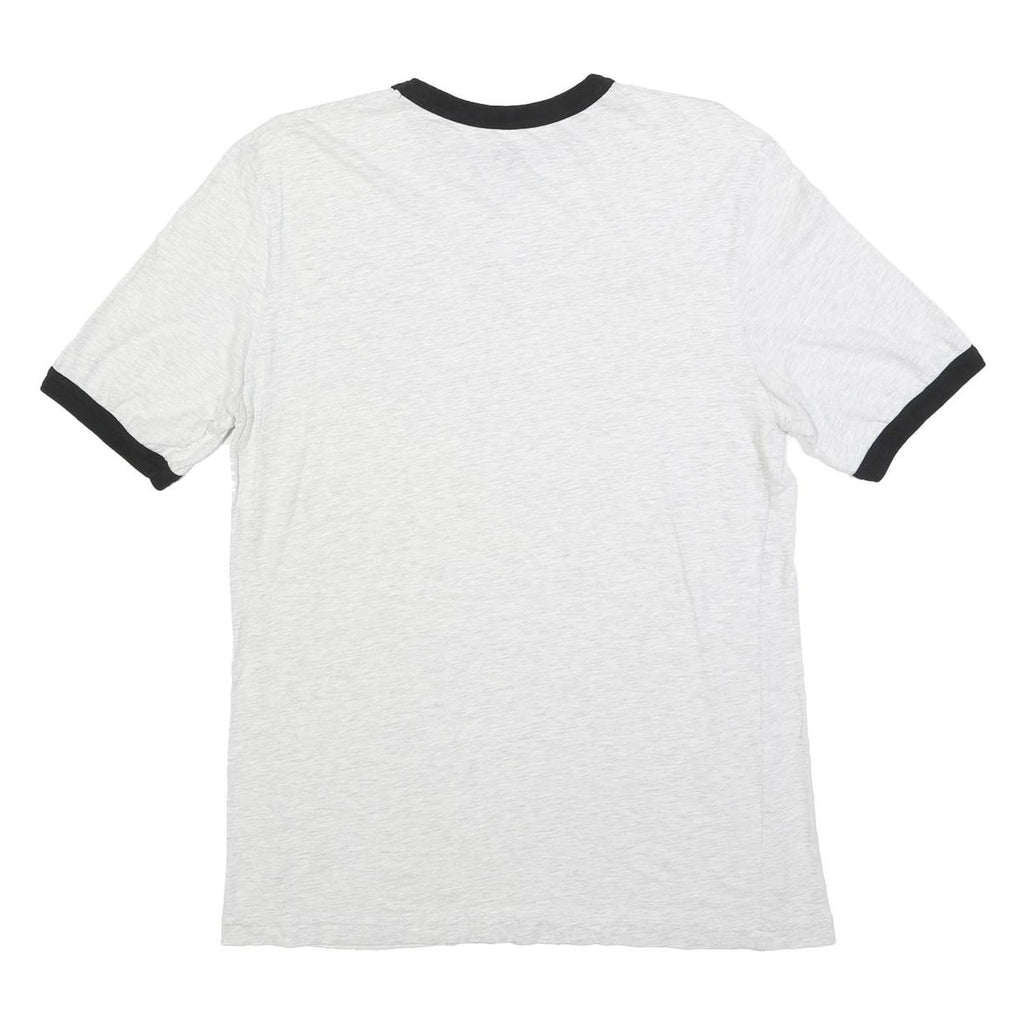 MAJESTIC Mens White & Black Colorado Graphic T-Shirt L Short Sleeve Crew Neck