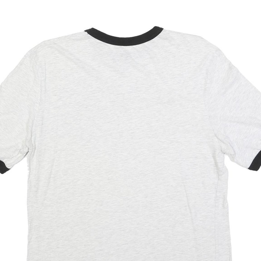 MAJESTIC Mens White & Black Colorado Graphic T-Shirt L Short Sleeve Crew Neck