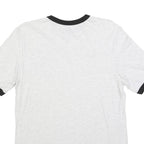 MAJESTIC Mens White & Black Colorado Graphic T-Shirt L Short Sleeve Crew Neck