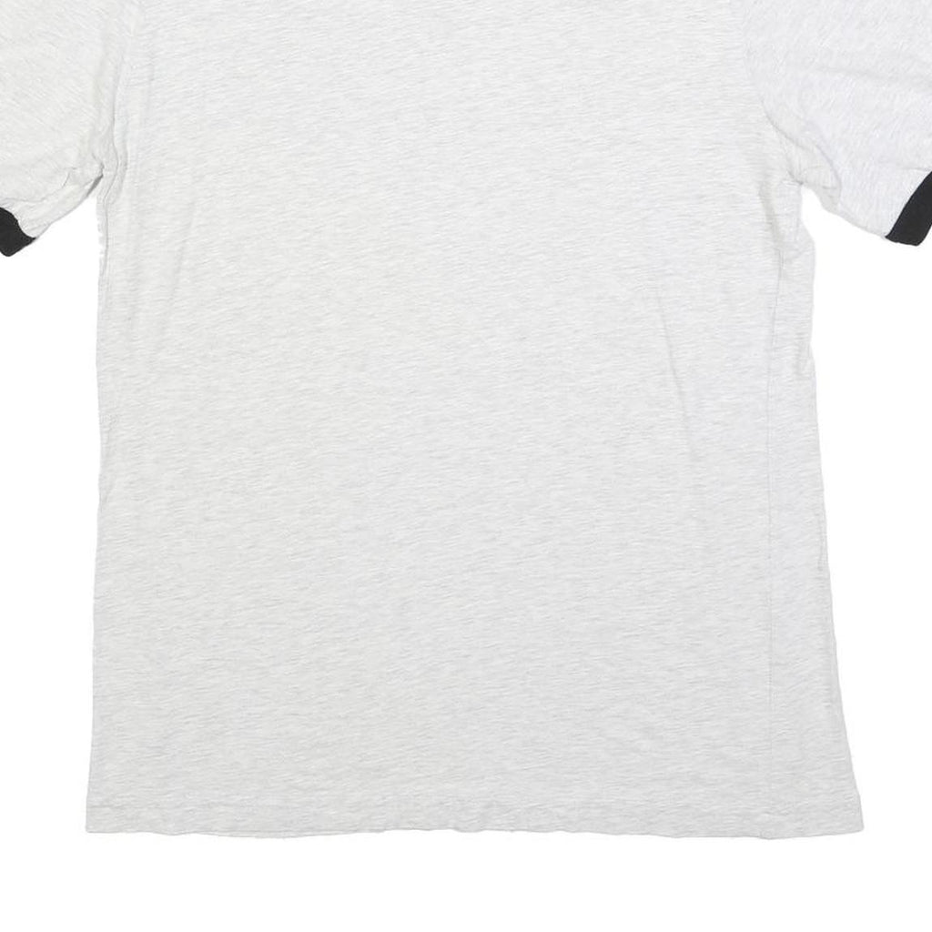 MAJESTIC Mens White & Black Colorado Graphic T-Shirt L Short Sleeve Crew Neck