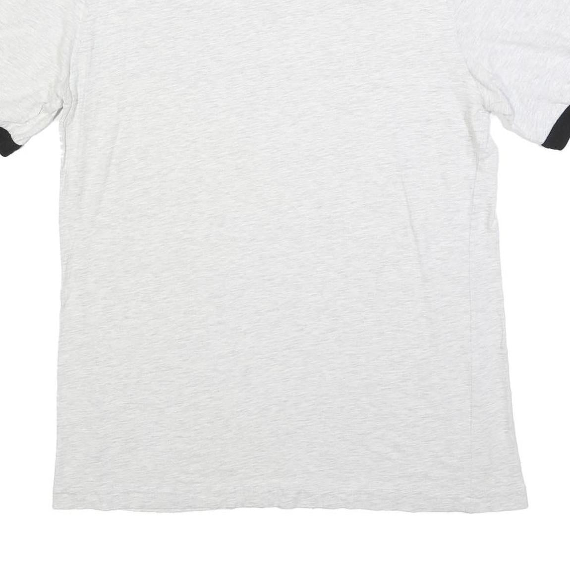 MAJESTIC Mens White & Black Colorado Graphic T-Shirt L Short Sleeve Crew Neck