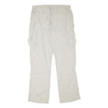 SWITCHER Mens Regular Beige Cargo Trousers W34 L33 Zip Polyester Blend Comfort