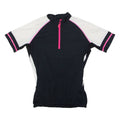 GONSO Cycling Womens Jersey Black 1/4 Zip UK 10