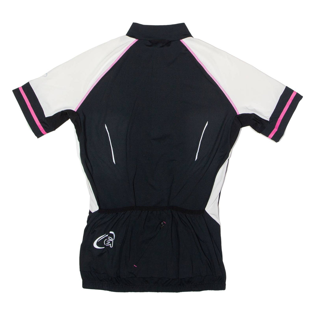 GONSO Cycling Womens Jersey Black 1/4 Zip UK 10