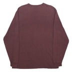CARHARTT Mens Maroon Long Sleeve Crew Neck Pocket T-Shirt M Cotton Blend