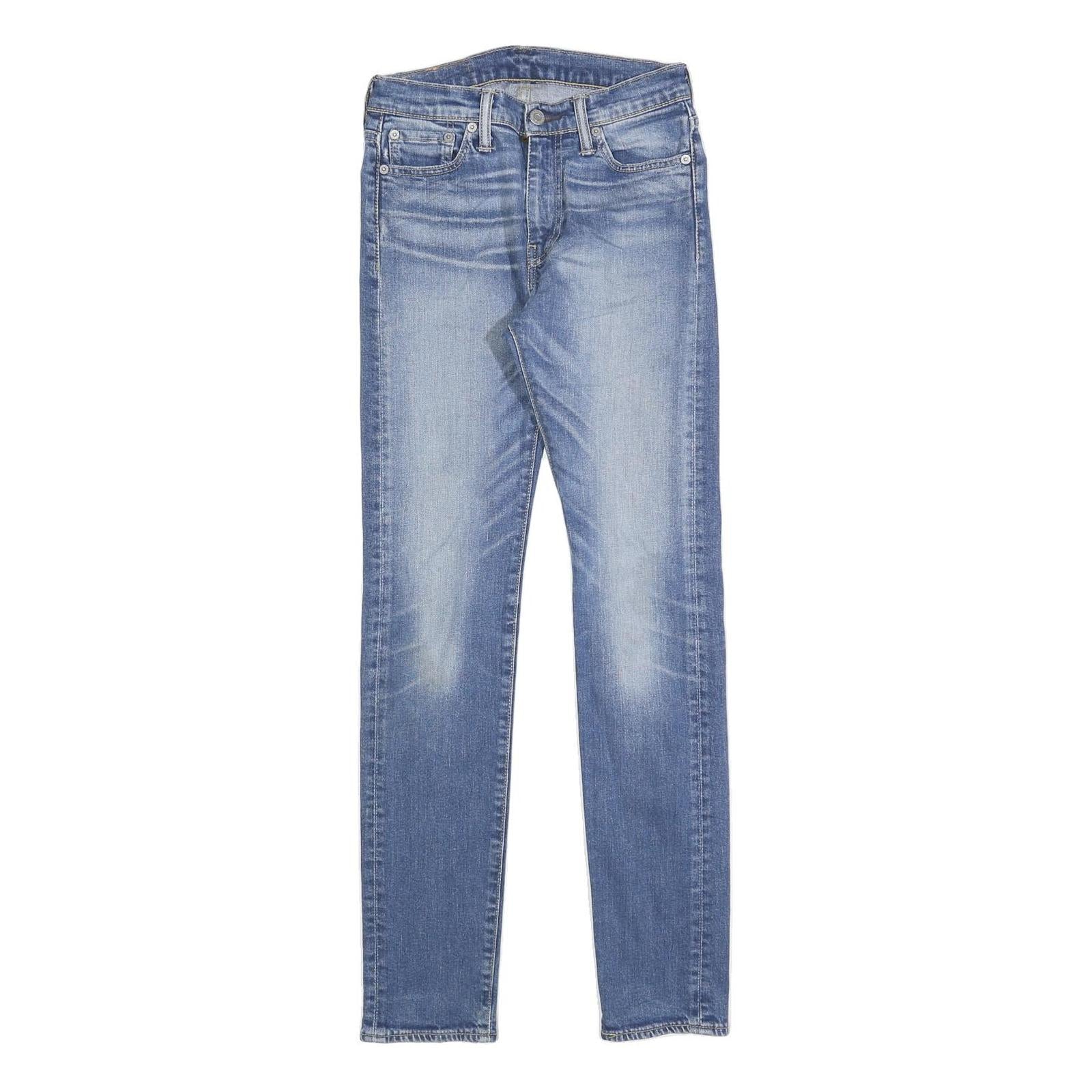 LEVI'S 510 Mens Slim Blue Denim Medium W27 L32 Slim Fit Zip Jeans