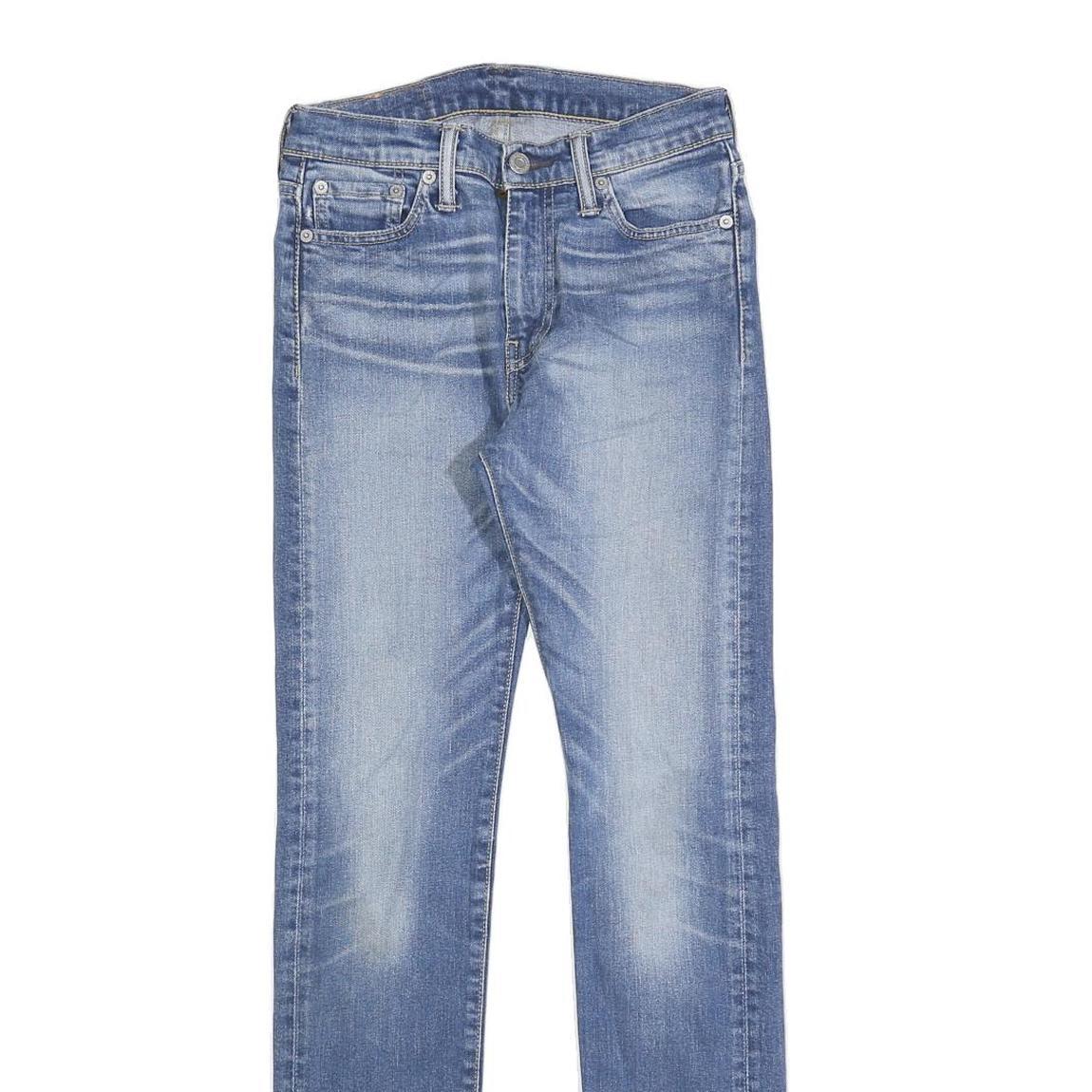 LEVI'S 510 Mens Slim Blue Denim Medium W27 L32 Slim Fit Zip Jeans