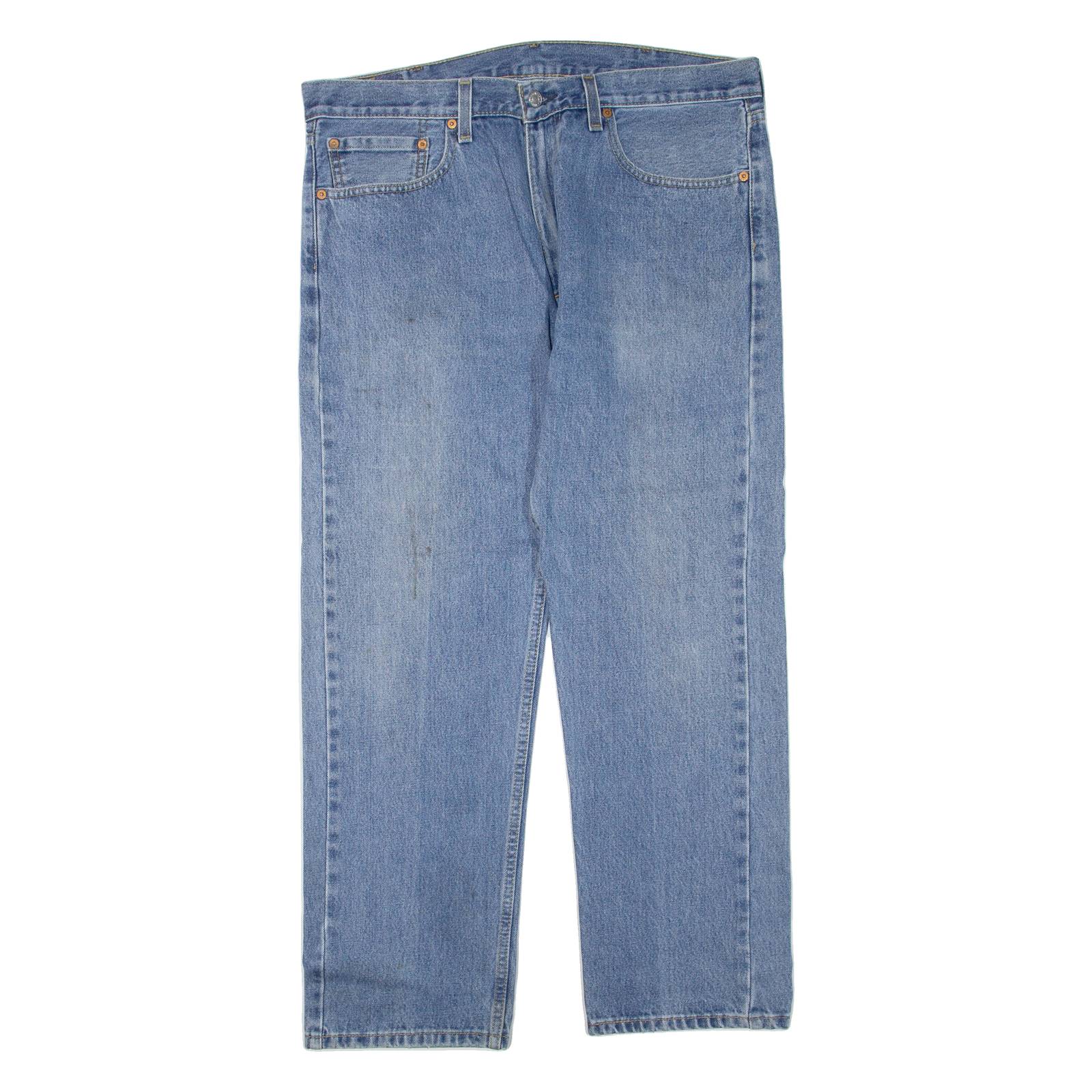 LEVI'S 505 Jeans Mens Blue Regular Straight W38 L30