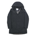 COLUMBIA Womens Black Outdoor Jacket L Nylon Waterproof Hooded Zip Omni-Tech