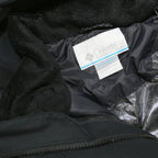 COLUMBIA Womens Black Outdoor Jacket L Nylon Waterproof Hooded Zip Omni-Tech