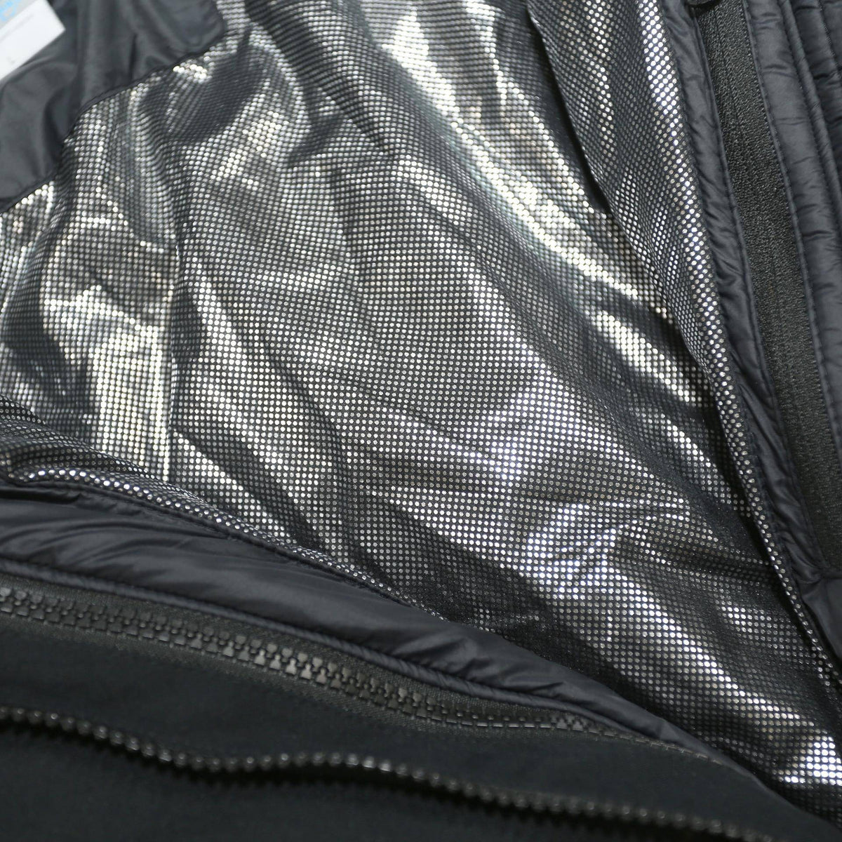 COLUMBIA Womens Black Outdoor Jacket L Nylon Waterproof Hooded Zip Omni-Tech