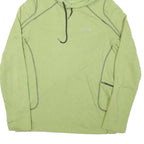 REEBOK Mens Green Hoodie M Polyester Blend Lightweight Sportswear Hoodie