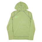 REEBOK Mens Green Hoodie M Polyester Blend Lightweight Sportswear Hoodie
