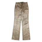 RALPH BY RALPH LAUREN Womens Polyester Beige Regular Fit Straight Trousers W26