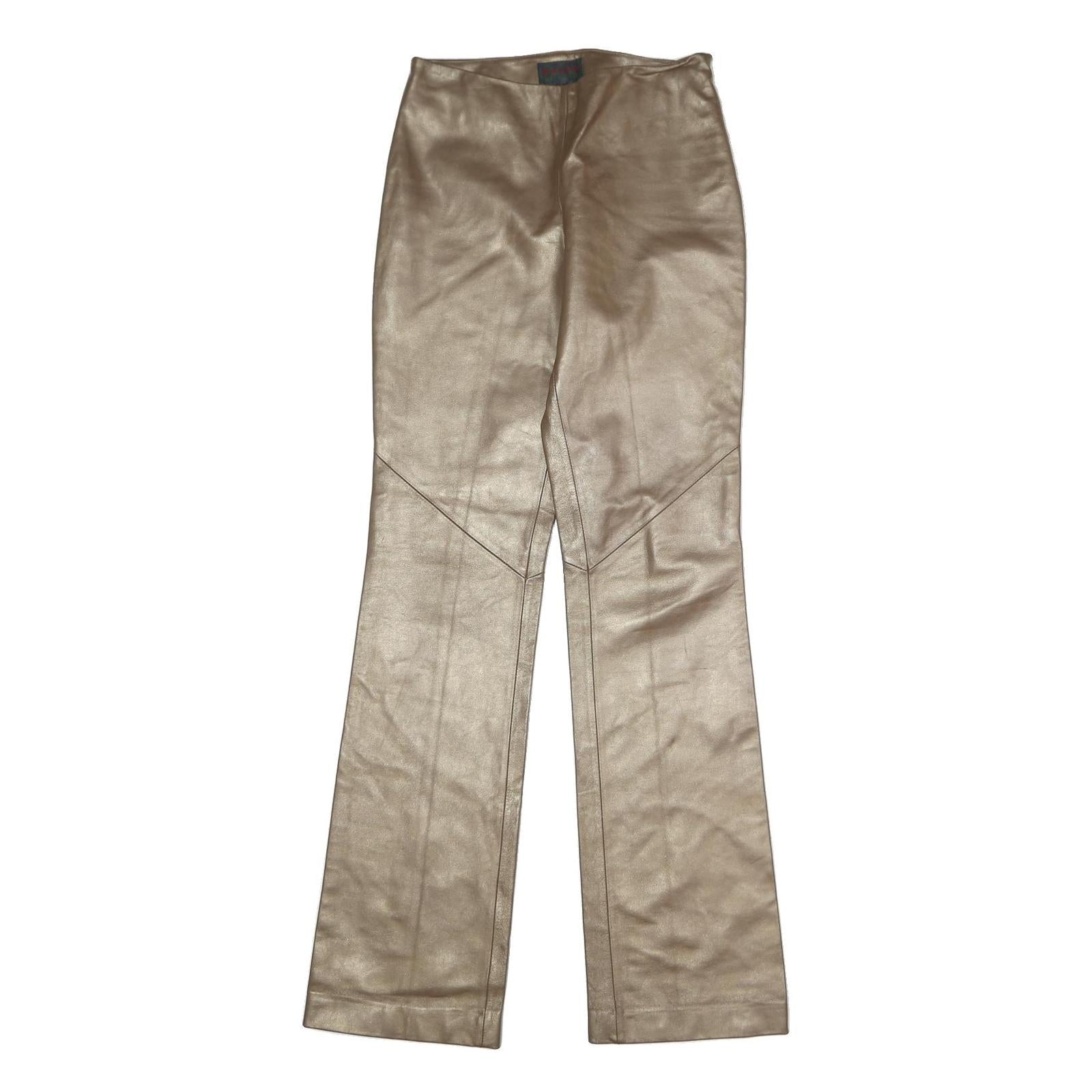 RALPH BY RALPH LAUREN Womens Polyester Beige Regular Fit Straight Trousers W26