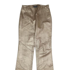 RALPH BY RALPH LAUREN Womens Polyester Beige Regular Fit Straight Trousers W26