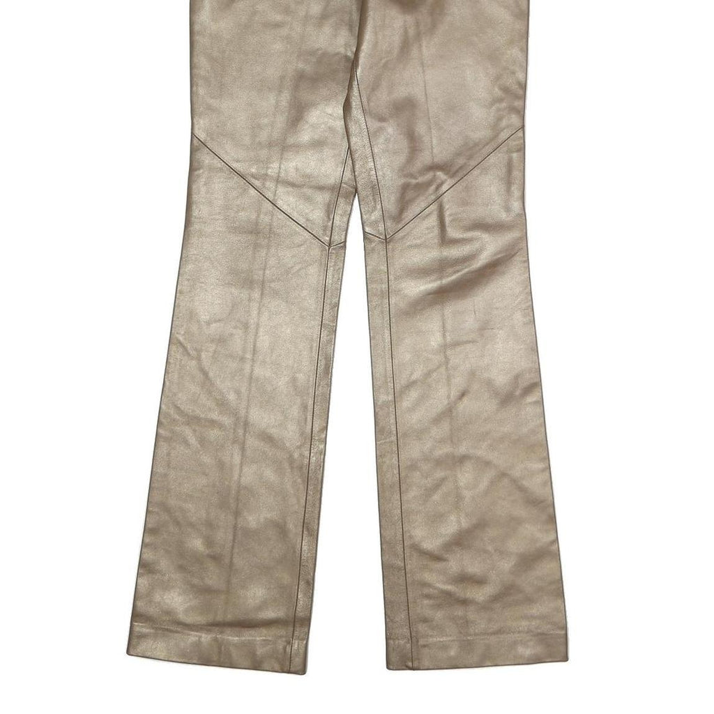 RALPH BY RALPH LAUREN Womens Polyester Beige Regular Fit Straight Trousers W26