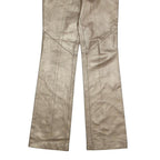 RALPH BY RALPH LAUREN Womens Polyester Beige Regular Fit Straight Trousers W26