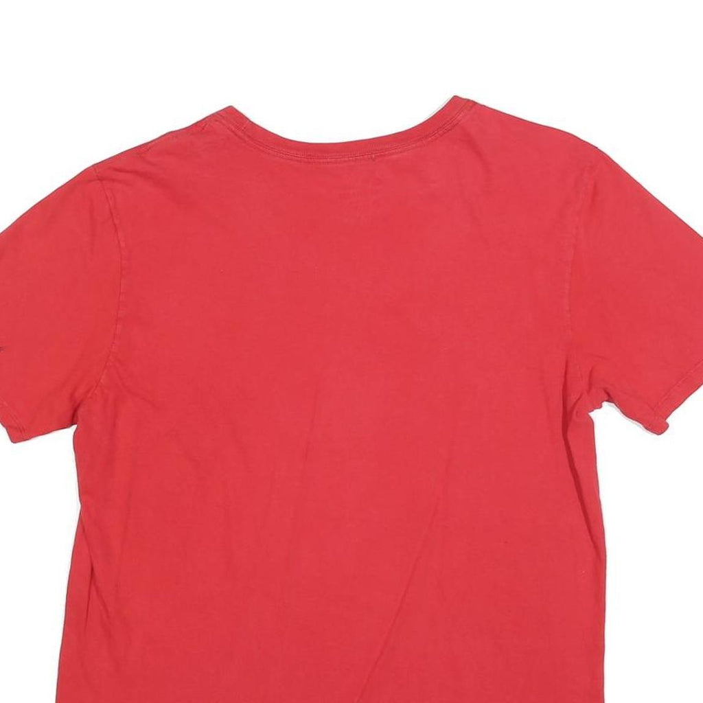 NIKE Mens Red Shut Up And Run Graphic T-Shirt M Short Sleeve Crew Neck