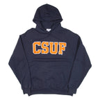 CHAMPION Mens Blue Hoodie USA L