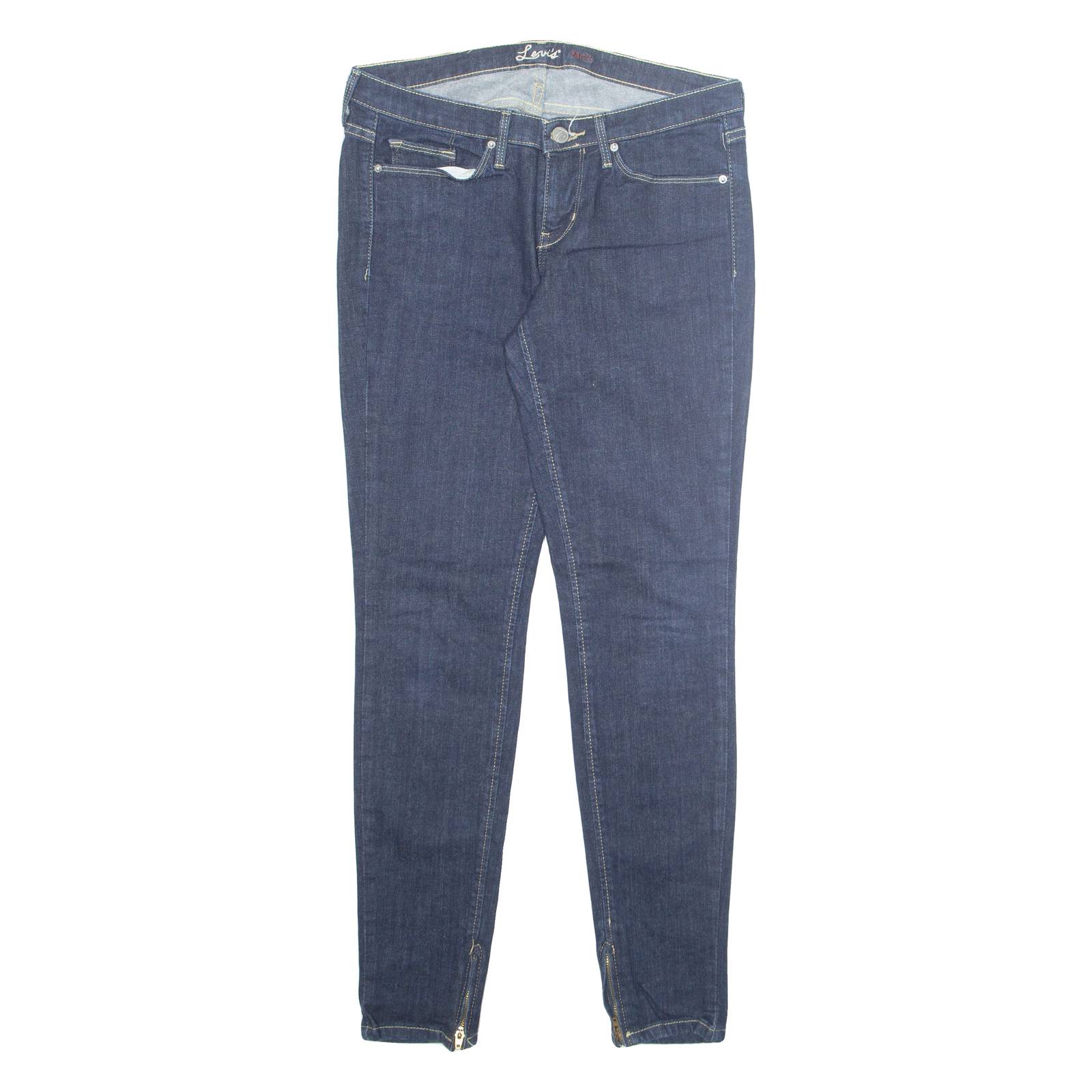 LEVI'S Womens Jeans Blue Regular Tapered W28 L30