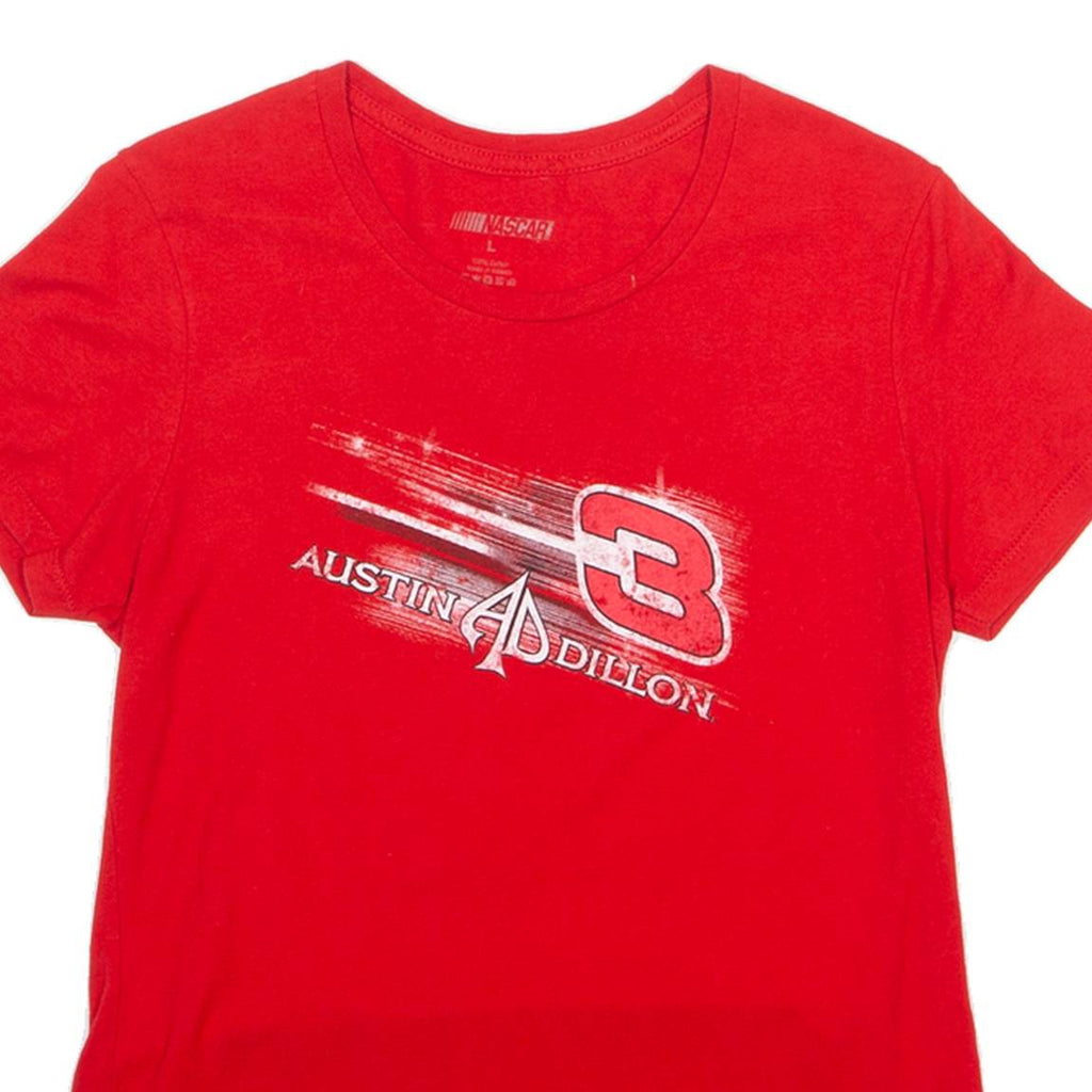 NASCAR Austin Dillon Womens T-Shirt Red USA L