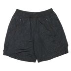 NIKE Mens Shorts Black Casual M W28 Polyester Blend Performance Zip Pockets