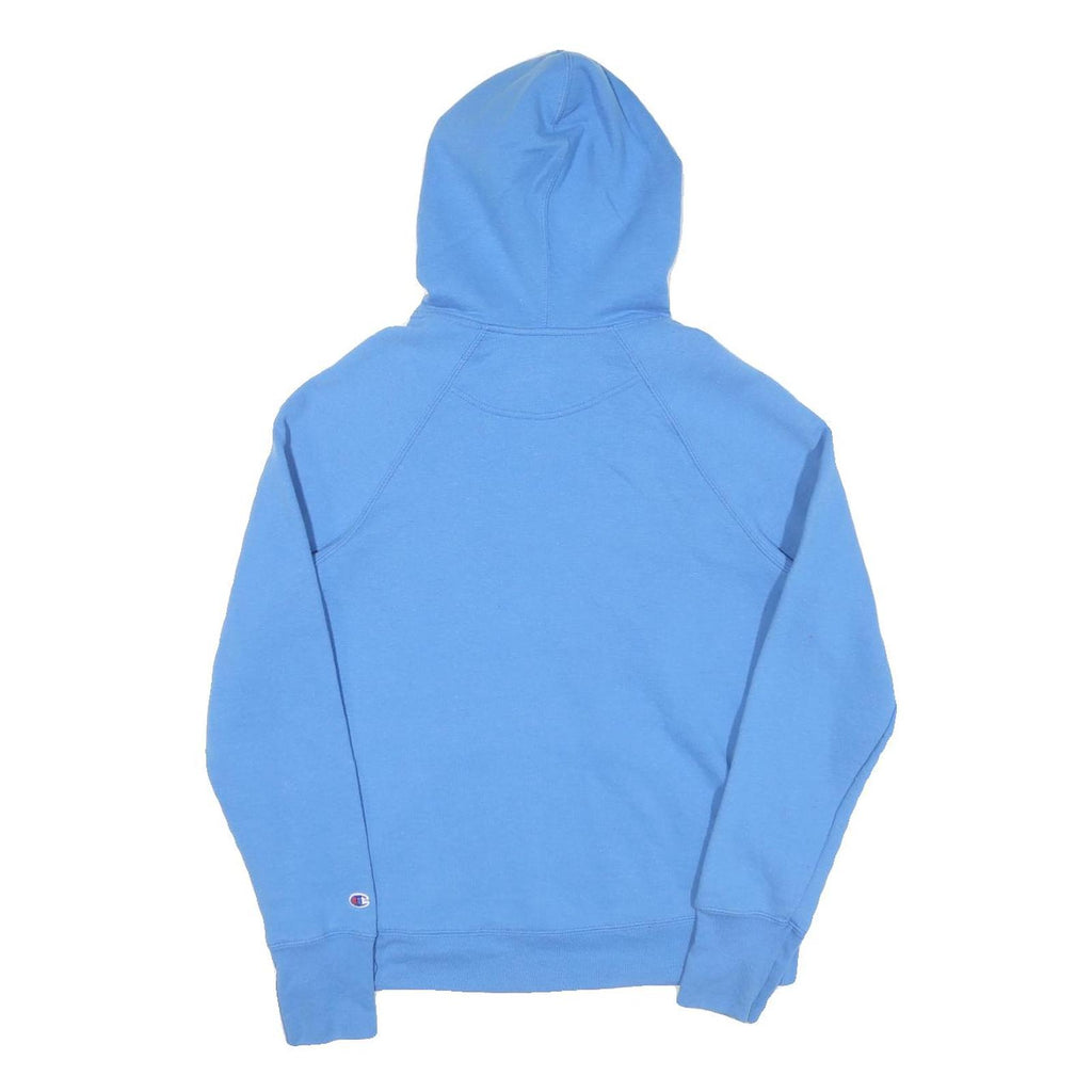 CHAMPION Mens Blue Pullover Hoodie XS Cotton Classic Logo Hoodie