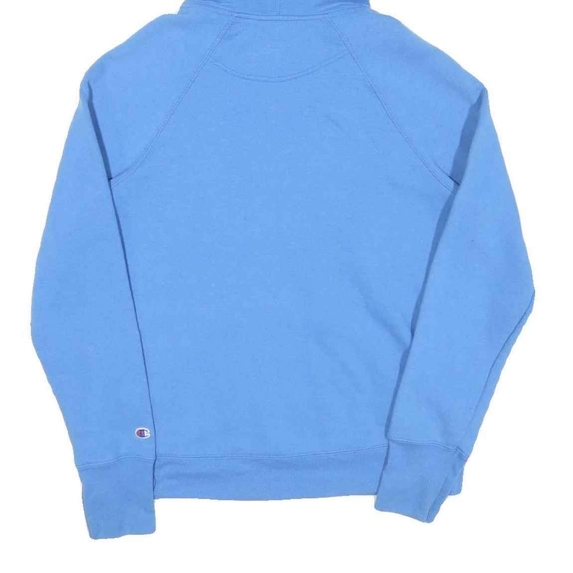 CHAMPION Mens Blue Pullover Hoodie XS Cotton Classic Logo Hoodie