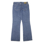 CALVIN KLEIN JEANS Womens Blue Regular Fit Flared Denim Medium Wash W28 L31 Zip