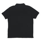 KAPPA Mens Black Polo Shirt XL Cotton Short Sleeve Classic Logo