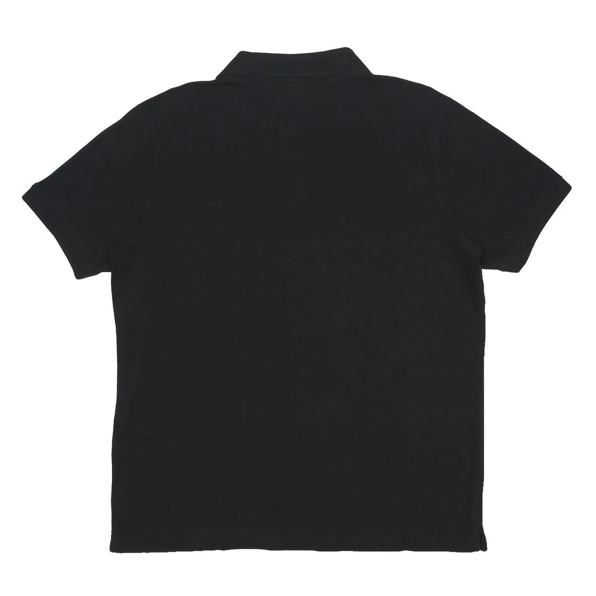KAPPA Mens Black Polo Shirt XL Cotton Short Sleeve Classic Logo