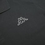 KAPPA Mens Black Polo Shirt XL Cotton Short Sleeve Classic Logo