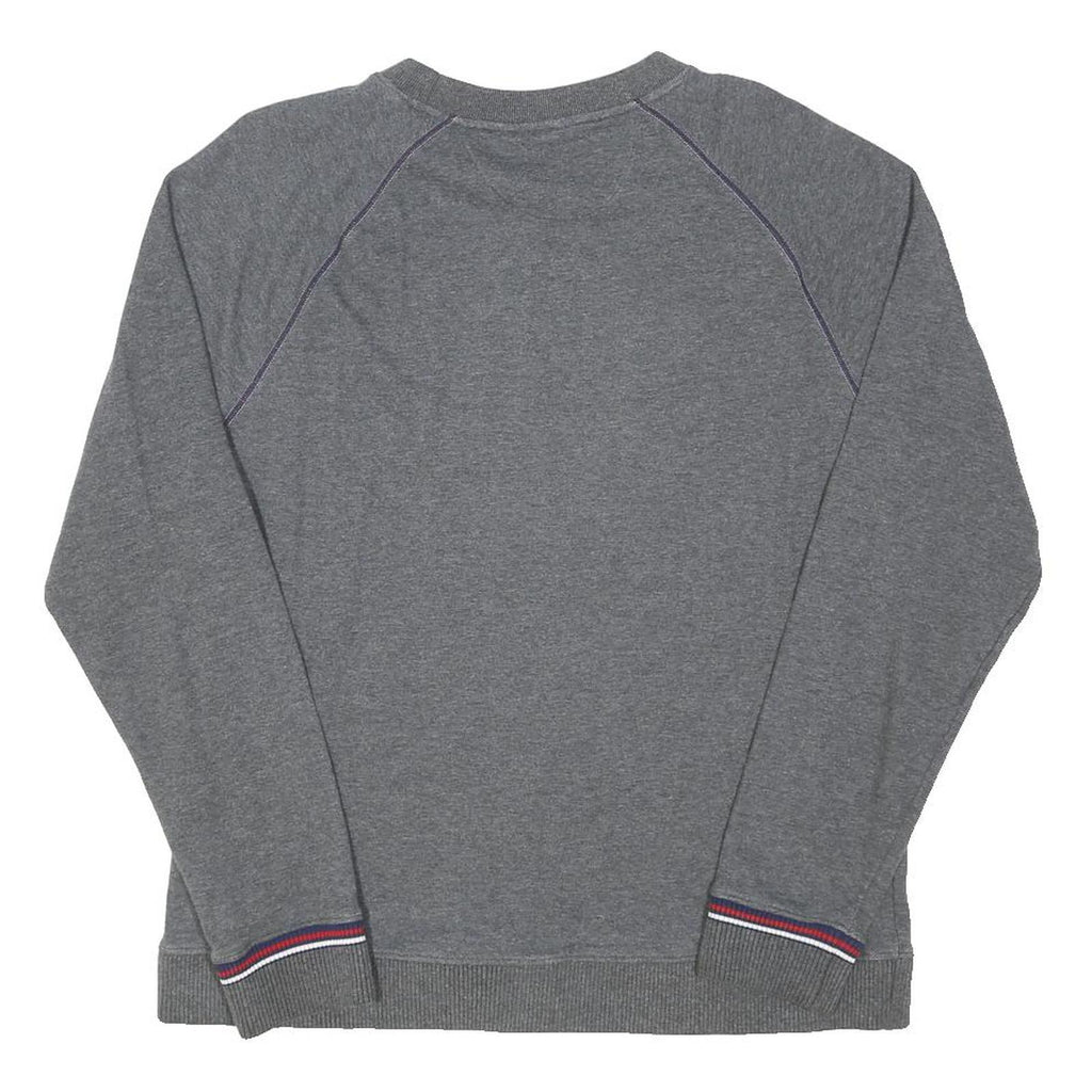 FILA Mens Grey Sweatshirt L Crew Neck Cotton Blend Pullover Casual