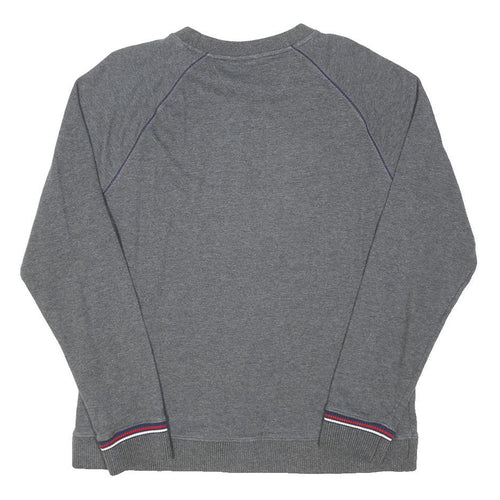 FILA Mens Grey Sweatshirt L Crew Neck Cotton Blend Pullover Casual