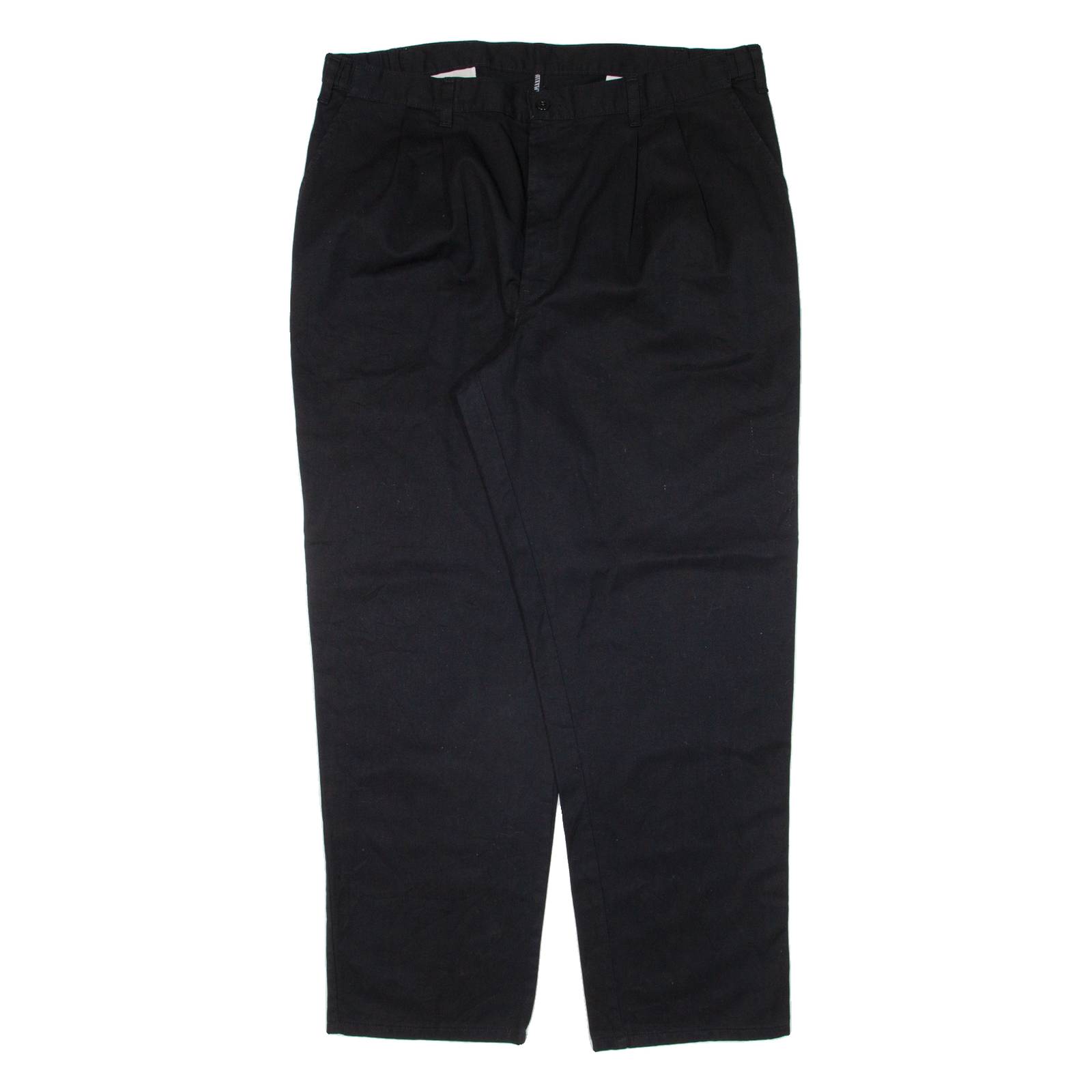 DICKIES Workwear Mens Trousers Black Relaxed Tapered W38 L31
