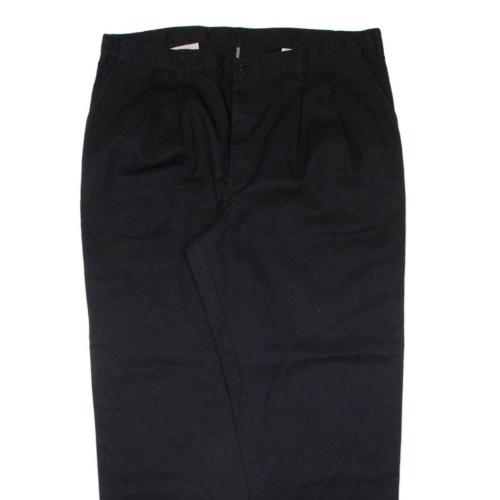 DICKIES Workwear Mens Trousers Black Relaxed Tapered W38 L31
