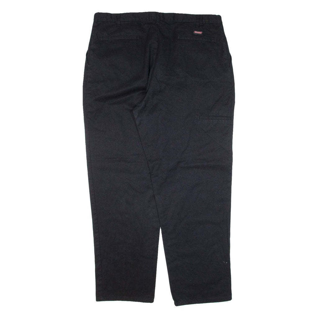 DICKIES Workwear Mens Trousers Black Relaxed Tapered W38 L31