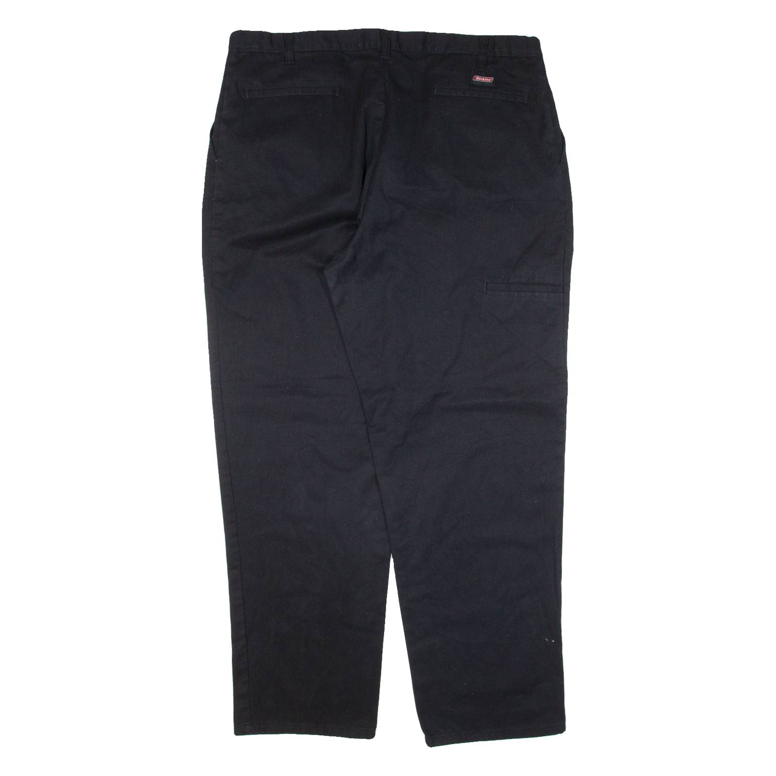 DICKIES Workwear Mens Trousers Black Relaxed Tapered W38 L31