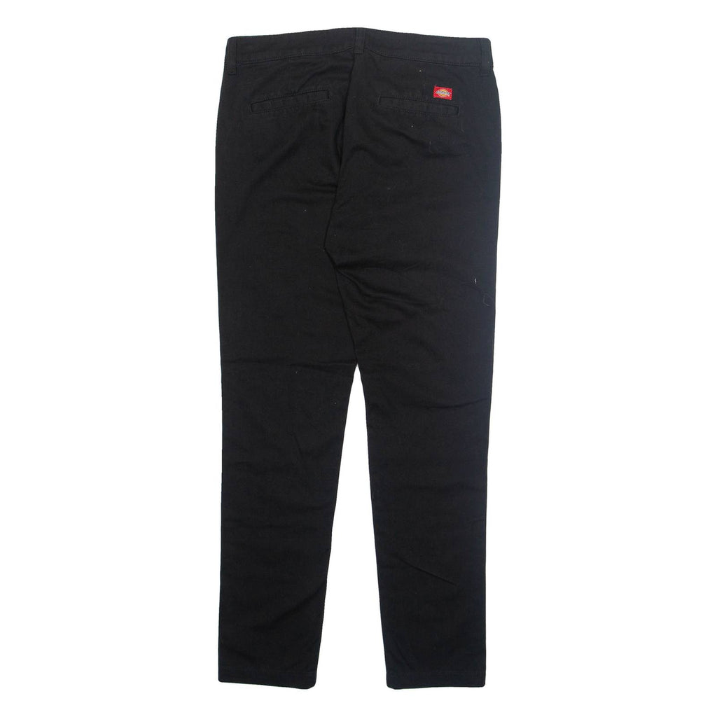 DICKIES Chino Womens Trousers Black Regular Tapered W32 L31
