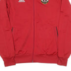 ADIDAS Mens Red Soccer Club Jacket M Polyester Blend Zip Track Sportswear