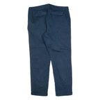 TOMMY HILFIGER Chino Womens Trousers Blue Slim Straight W36 L28