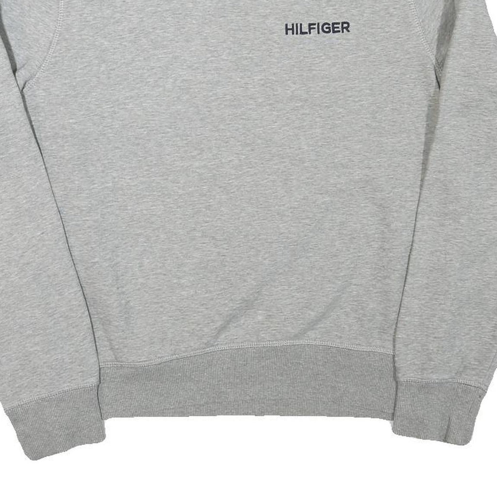 TOMMY HILFIGER Mens Grey Crew Neck M Cotton Blend Sweatshirt Casual