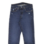 LEVI'S 501 Womens Jeans Blue Cotton Blend Regular Straight Medium W28 L25