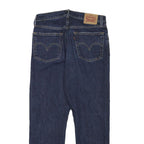 LEVI'S 501 Womens Jeans Blue Cotton Blend Regular Straight Medium W28 L25