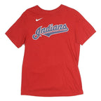 NIKE Mens Red Indians Graphic T-Shirt S Short Sleeve Crew Neck Sportswear