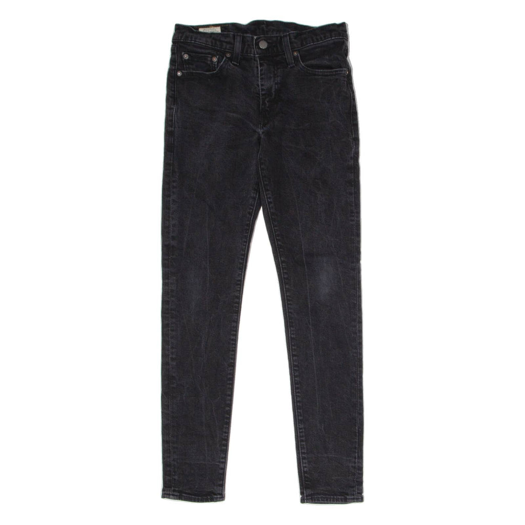 LEVI'S BIG E Mens Jeans Black Regular Skinny Stone Wash W29 L32
