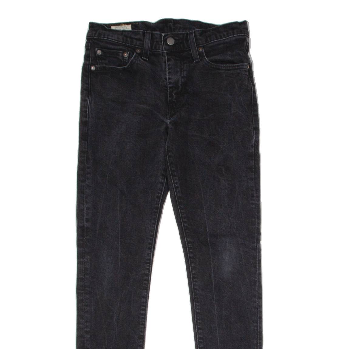LEVI'S BIG E Mens Jeans Black Regular Skinny Stone Wash W29 L32
